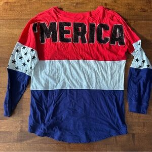 Victoria’s Secret PINK Merica Spirit Jersey L